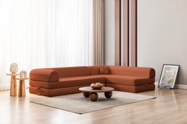 Atelier Del Sofa Legom Eco Corner - Rojo Teja